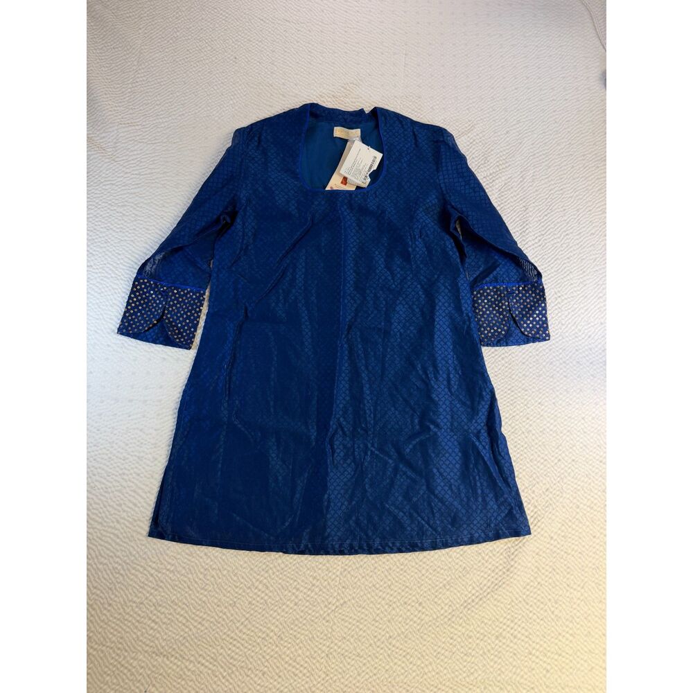 Fabindia 3/4 Sleeve, Sequin, “Ganga” Pattern Women’s Tunic